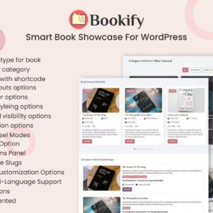 Bookify – Smart Book Showcase Plugin for WordPress (With License Key)