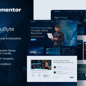 EduByte – IT Online Course & Education Template Kit for Elementor