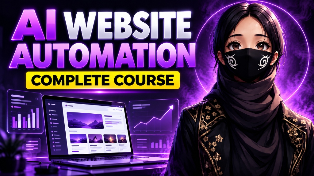 AI Website Growth & Automation Course — Complete Course Thumbnail